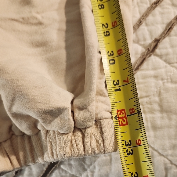 Listicle Cream Cargo Sweats/Joggers - Picture 8 of 10